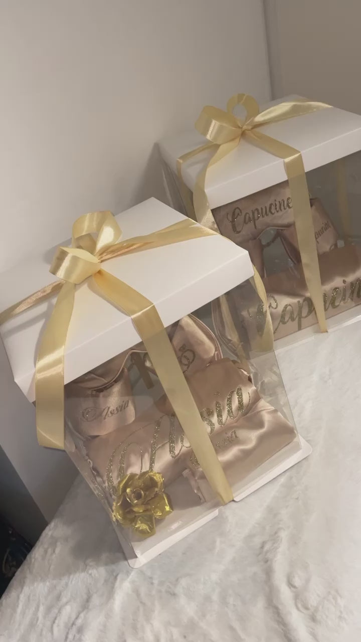 Coffret peignoir nuisette chausson et masque