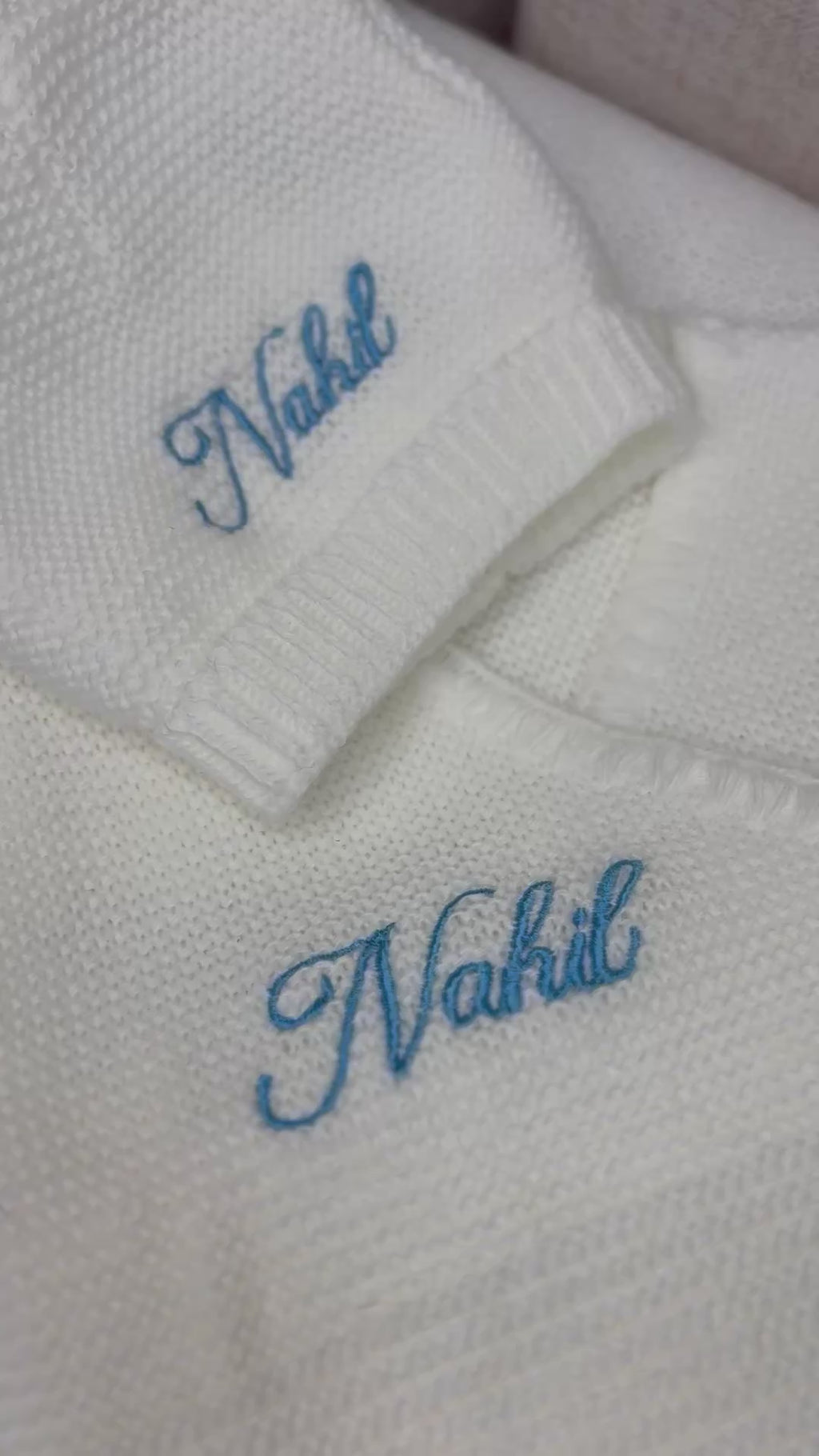 Couverture et ensemble naissance