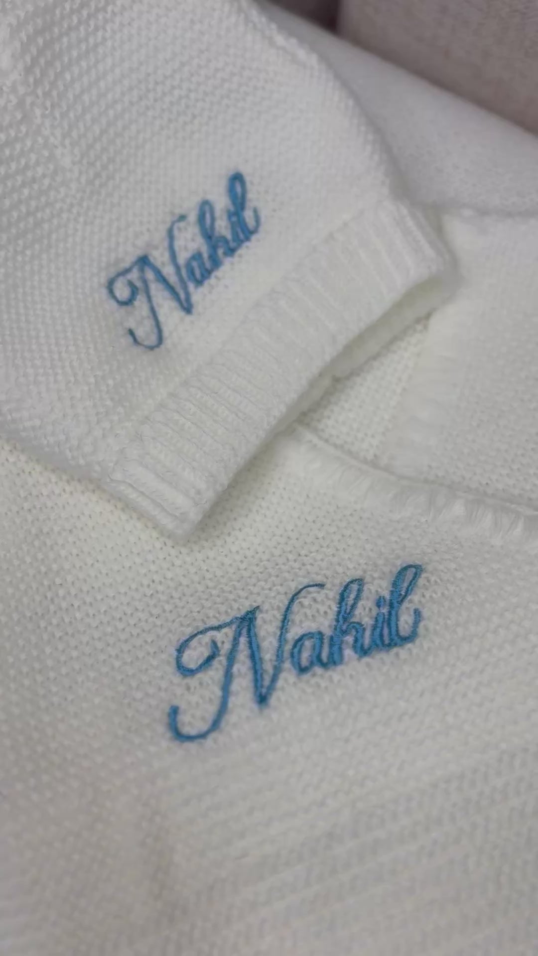 Couverture et ensemble naissance